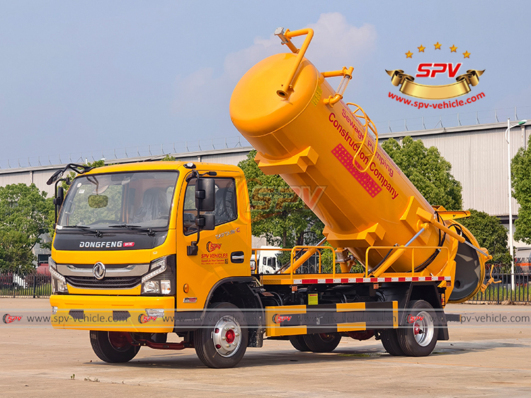5,000 Litres Waste Water Truck Testing